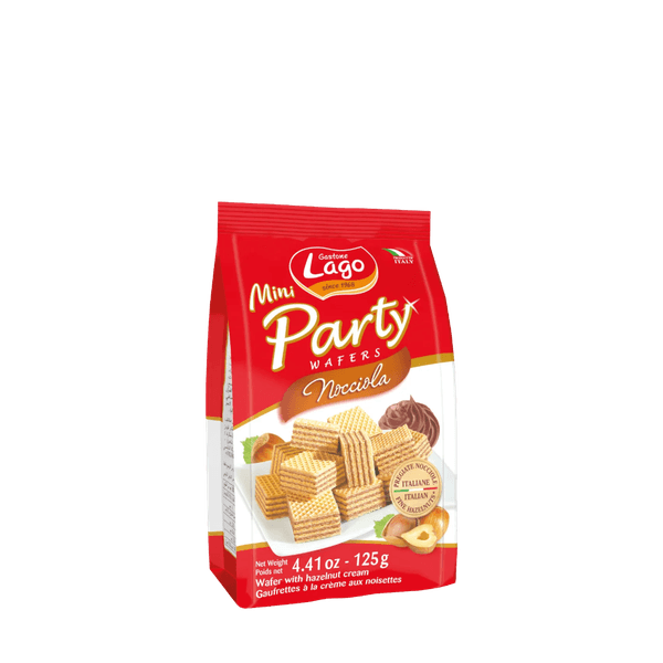 Wafer Lago Mini Party Avelã 125g